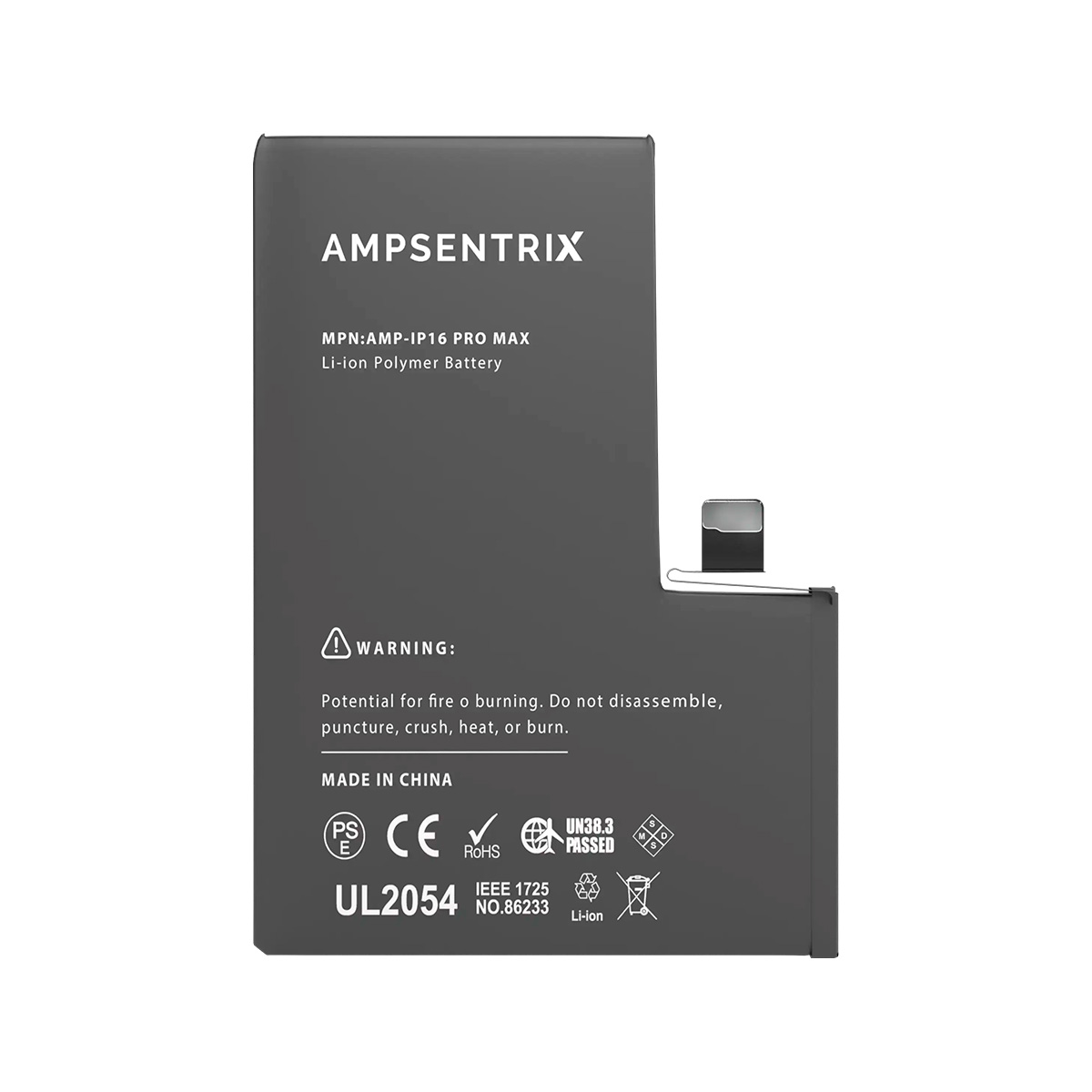 Bateria Ampsentrix Basic iPhone 16 Pro Max